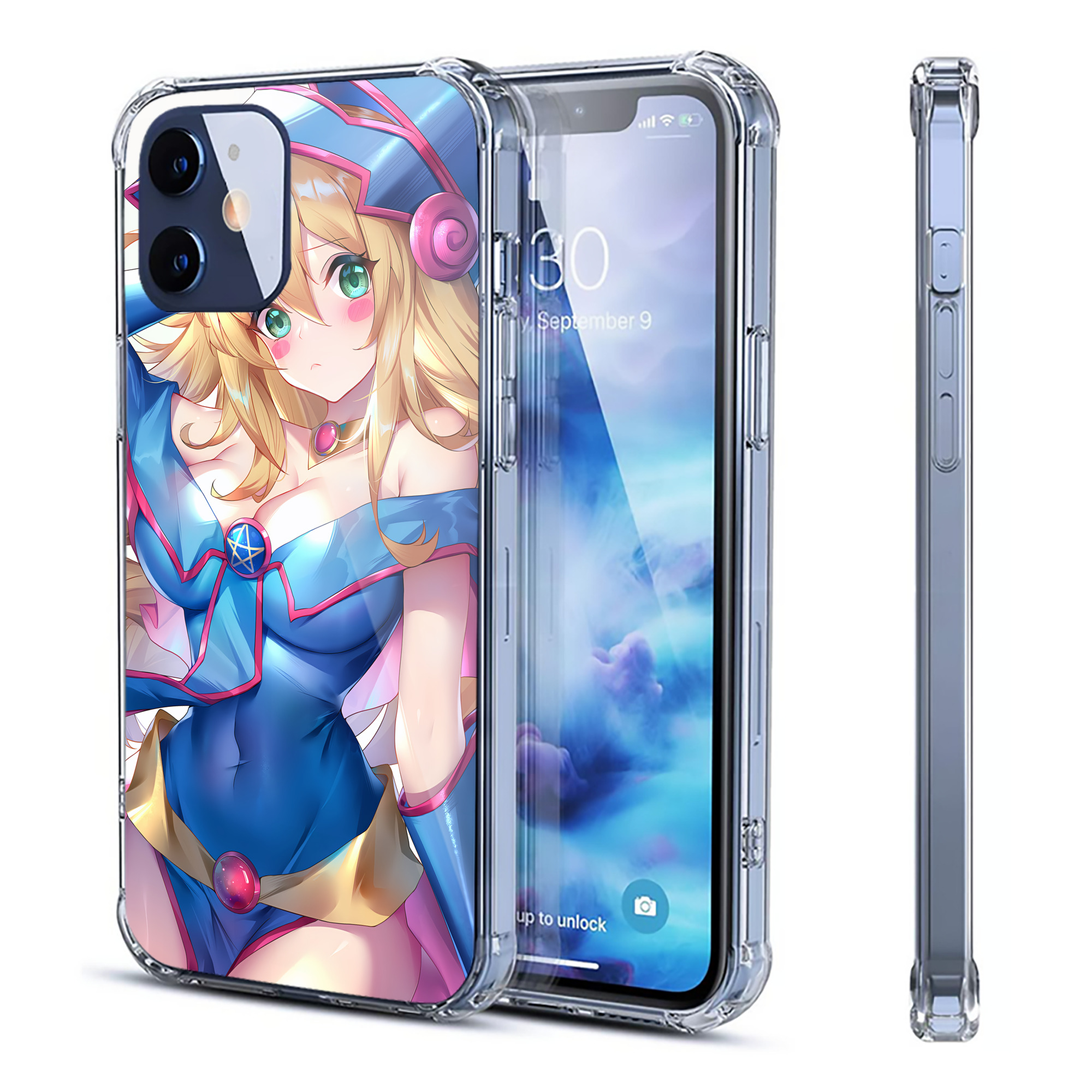 （画像用） 遊☆戯☆王 Yu-Gi-Oh! 【iPhone 12シリーズ対応】透明スマホケース（クリアソフトケース）